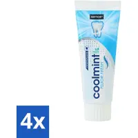 Sence 4 x - Freshmint - Tandpasta - Met Fluor - 75 ml - Tandpasta - Fluoride - Frisse Adem - Mondhygiëne - Gaatjes Voorkomen