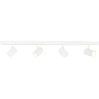 LEDVION LED Plafondspot Wit 4-lichts Dimbaar GU10 fitting zonder lichtbron