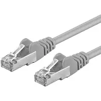 PremiumCord SP6ALSOH100, 10 meter, Cat6a, SF/UTP (S-FTP), RJ-45, RJ-45, grijs