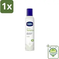 Vaseline 1 x - Aloe Sensitive - Deospray - Zacht voor de Huid - 250 ml - Deodorant Voor Gevoelige Huid - Frisheid - Zachte Huid - Anti-transpirant - Aloë Vera