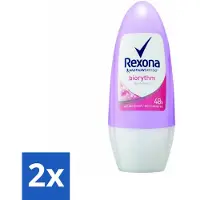 Rexona 2 x - Biorythm - Deo Roll-on - Anti-transpirant - Anti-perspirant - 50 ml - Anti-transpirant - Zweetbehandeling - Deodorant - Biologisch Ritme - 48 Uur Bescherming