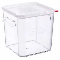 ARAVEN Vershouddoos 18l Pc Met Deksel Transparant 29x29xh32cm