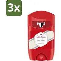Old Spice 3 x - Original - High Endurance - Deodorantstick - Langdurige Frisheid - 50 g - Deodorantstick - Langdurige Frisheid - Zweetbescherming - Mannelijke Geur - Klassieke Geur
