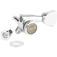 Gotoh SG-381 04 MG-T Chrome locking stemmechanieken 3x3 (set van 6 stuks)