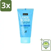 Sence 3 x - Alle Huidtypes - Gezichtsscrub - Exfoliërend - 150 ml - Grootverpakking - Gezichtsscrub - Exfoliëren - Huidverzorging - Huidcellen - Huidtype
