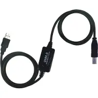 PremiumCord USB 2.0 verleng- en verbindingskabel, type A naar type B, 10 meter