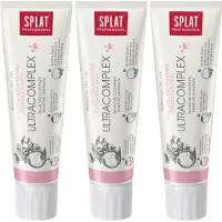 Splat Ultracomplex - Witte Tandpasta - Beschermend, Fluoridevrij, 3-pack