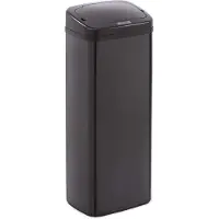 Famanu – Sensor vuilnisbak van 50L, ABS kunststof, pedaalemmer met soft-close, ideaal voor keuken, 5 kg, zwart