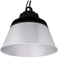 LEDVION - LED High bay, Met Reflector, 90°, IP65, 200-160-120W, 175 lm/W, Driver, 4000K, Dimbaar, UFO lamp voor, werkplaatsverlichting, halverlichting, plafondlamp werkplaats