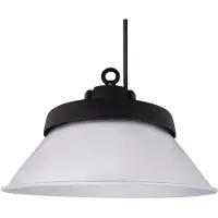 LEDVION - LED High bay, Met Reflector, 90°, IP65, 80W, 192 lm/W, Driver, 4000K, Dimbaar, UFO lamp voor, werkplaatsverlichting, halverlichting, plafondlamp werkplaats