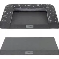Welsti Hondenbed 2-in-1: Bank & Matras 70x50 cm - Waterdicht