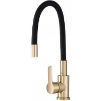 Gamma Keukenmengkraan Flex 2000 Geborsteld Goud - Flexibele Uitloop