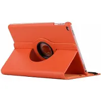 Mobigear Tablethoes geschikt voor Apple iPad Mini 5 (2019) Hoes | DuoStand Draaibare Bookcase - Oranje