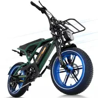 RCB Elektrische Fatbike | koppelsensor | 16"x 4.0 | 250W | Actieadius 80 km | 25 km/u | 7 Gang | App,NFC - Mini Edition