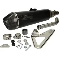 Yasuni Uitlaat 4 Black Carbon Vespa GTS 300