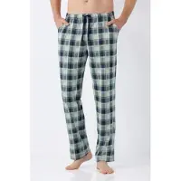 Hajo Premium heren lounge broek marine blauw | Maat 58