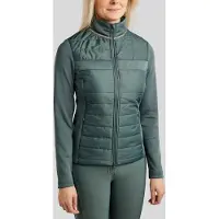 Montar SS26 MoLila Hybrid Jas met Champagne Kristalband en Kristallen Jade S