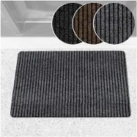 ANRO Mischa Deurmat Grijs 90x60 cm - Antislip - Rubberen rug