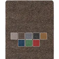 ANRO Deurmat Bruin 180x60cm – Schoonloopmat Antislip Wasbaar Voordeur Hal Binnen & Buiten Op Maat