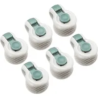 VHV - Dekbedclips - Antislip dekbedklemmen - Hoeslaken hoekclips - Voor dekbed, laken en beddengoed - Set van 6 - Groen