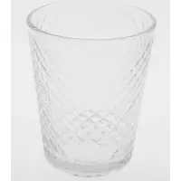 Meander Windlicht/ glas pointdiamant Ø9x11cm