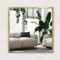 Wallfluent Wandspiegel - Moderne Spiegel - Decoratieve Spiegel - Toiletspiegel 50x50 cm - Wandspiegel Woonkamer