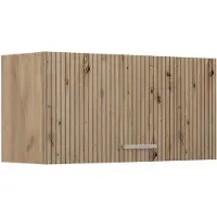 Vicco Hangkast R-Line, Artisanaal eiken/Goudkleurig Eiken, 80 cm Plat