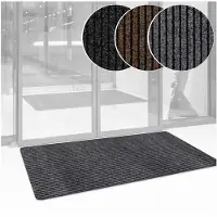 ANRO Deurmat Mischa Grijs 120x80cm – Schoonloopmat Antislip Rubber