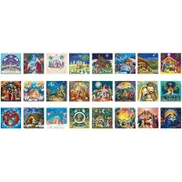 Eurographics Christmas Nativity Adventskalender 24 x 50 Stukjes