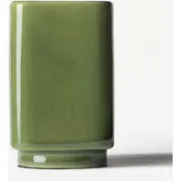 HEMA Kandelaar ⌀4.5x8.5cm Kub keramiek groen (groen)