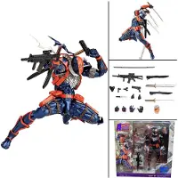 MaxPower (C in retailverpakking) Revoltech Deathstroke Deadpool Spiderman Wolverine Carnage Venom-actiefiguur Yamaguchi