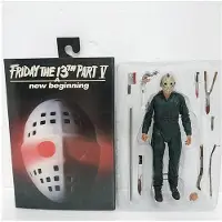 MaxPower (18 cm, I in doos) Friday the 13th speelgoedfiguur Freddy Jason Voorhees Blood Ultimate actiefiguur Jason verzamelaar