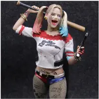 MaxPower (met doos) Harley Quinn-verzamelaarsfiguur op schaal 1:6, speelgoedmodel, 28,5 cm
