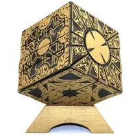 MaxPower (Met Basis) 1:1 Hellraiser Cube Lock Box Actie Toy Figures Terror Movie Puzzel ity Afneembaar Model ltifunctioneel