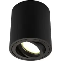 LEDVION - LED Opbouwspots - Dimbaar - 5W - 4000K - Zwart