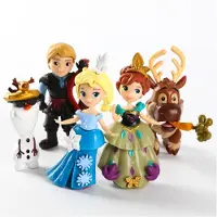 MaxPower (Pack per zak, 01) Frozen 5 stks/set Kawaii Montage Elsa Anna Olaf Sven Kristoff Action Figure Speelgoed