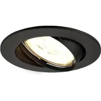 LEDVION - LED Inbouwspot Amsterdam - Zwart - Dimbaar - 3W - 4000K - Ø82 mm
