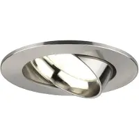 LEDVION - LED Inbouwspot Rio - RVS - Dimbaar - 3W - 4000K - Ø85 mm