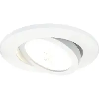 LEDVION - LED Inbouwspot - Wit - Dimbaar - 7W - IP65 - CCT - COB - Ø90mm