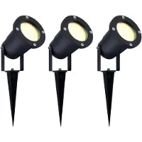 LEDVION - 3X LED Prikspots - IP65 - 5W - 2700K - 1M