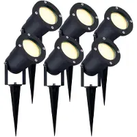 LEDVION - 6X LED Prikspots - IP65 - 5W - 2700K - 1M