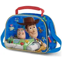 KARACTERMANIA Toy Story 3D Friends, blauwe lunchtas, 20x26x10 cm, voor kinderen, blauw, one size