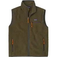 Patagonia - M's Retro Pile Vest Basin Green voor Heren - Maat XL - Kaki