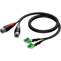 Procab XLR naar terminal block | | CLA834 | 1.5 meter (Stereo, 3-pins)