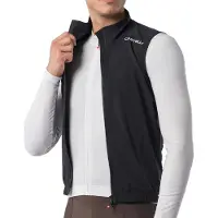 Castelli Winddicht Vest Espresso 2 Zwart Wit, Maat L