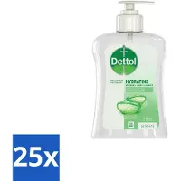Dettol 25 x Handzeep Hydraterend Aloë Vera 250 ml - Handzeep - Antibacteriële Handzeep - Aloë Vera Handzeep - Hygiëne - Handhygiëne