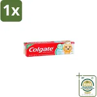Colgate 1 x - Aardbeismaak - Kindertandpasta - Voor 0 tot 2 jaar oud - 50ml- Baby Tandenpoetsen - Kindertandpasta - Aardbeismaak - Melkgebit - Gaatjes Voorkomen