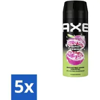 Axe 5 x – Deodorant Spray – Epic Fresh – 150 ml - Deodorant Spray - Epic Fresh - Zweetgeur Bestrijding - Frisheid - Energie