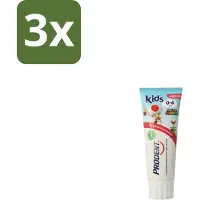 Prodent 3 x – Tandpasta – Kids 0–6 Jaar – 75 ml - Melktanden - Gaatjes - Kindertandpasta - Super Mario - Tandenpoetsen