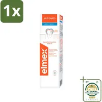 Elmex 1 x Tandpasta Anti-Cariës Gentle White 75 ml- Anti Cariës - Whitening - Tandpasta - Gaatjes - Remineralisatie